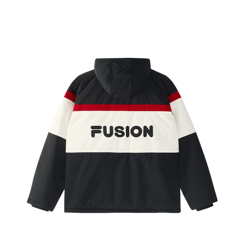 Зимняя куртка пуховик FILA FUSION QR Пуховая куртка Унисекс Глубокий черный - изображение 2