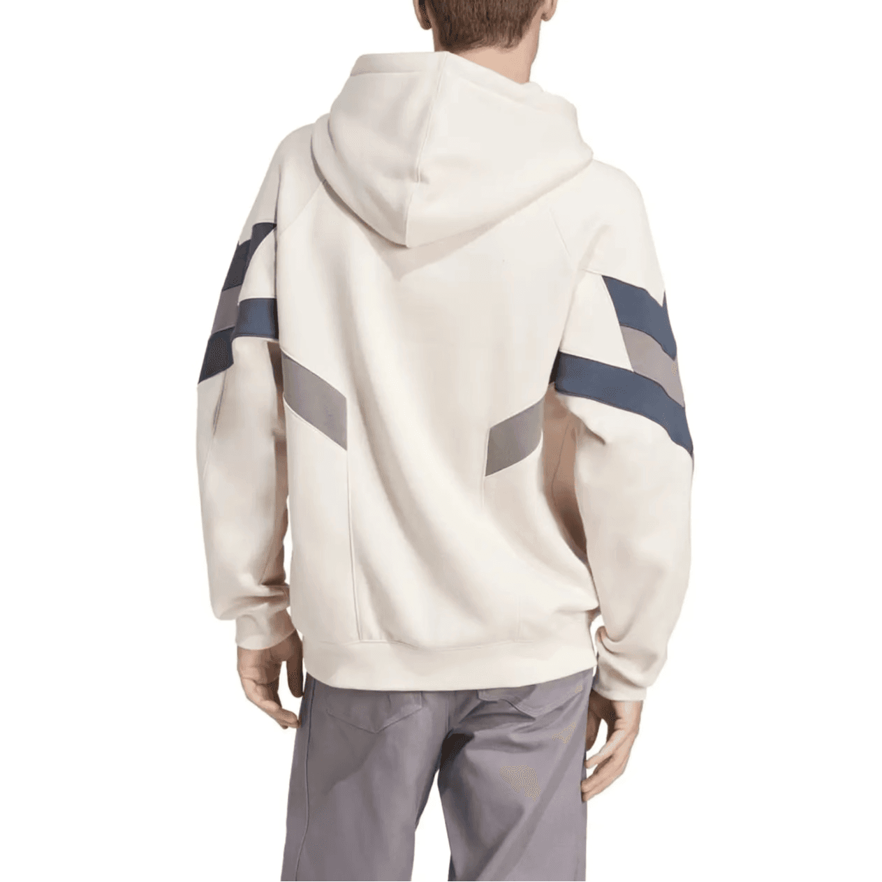 Худи Adidas Originals Lifestyile Толстовка Унисекс Кремовый - изображение 3