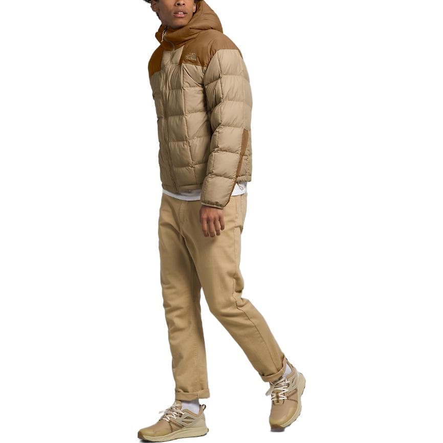 Зимняя куртка пуховик The North Face Lhotse Reversible Hoodie Brown - изображение 4