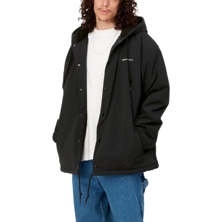 Куртка Carhartt WIP Coach Jacket Black - изображение 6