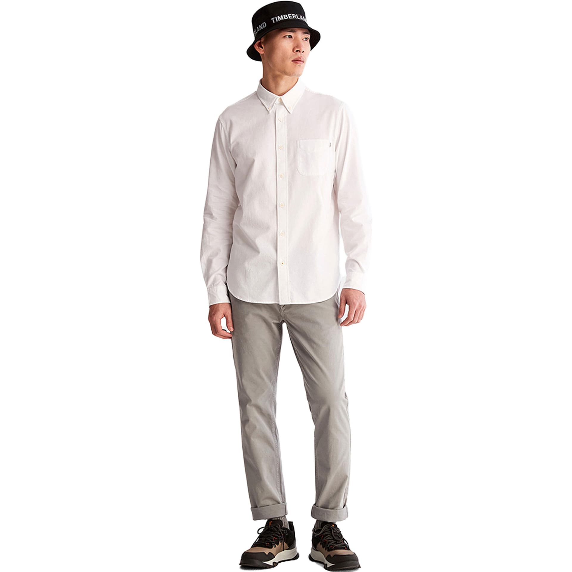 Рубашка Timberland Oxford Shirt White - изображение 3