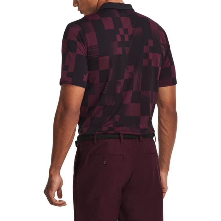 Поло Under Armour Мужское Поло Бордового Цвета - изображение 5