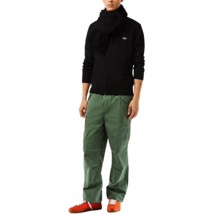 Куртка LACOSTE Stand-up Collar Organic Cotton Zippered Sweater - изображение 4