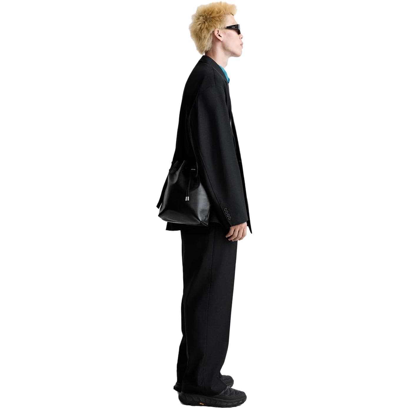 Пиджак ZARA x MAISON SPECIAL Black Blazer - изображение 5