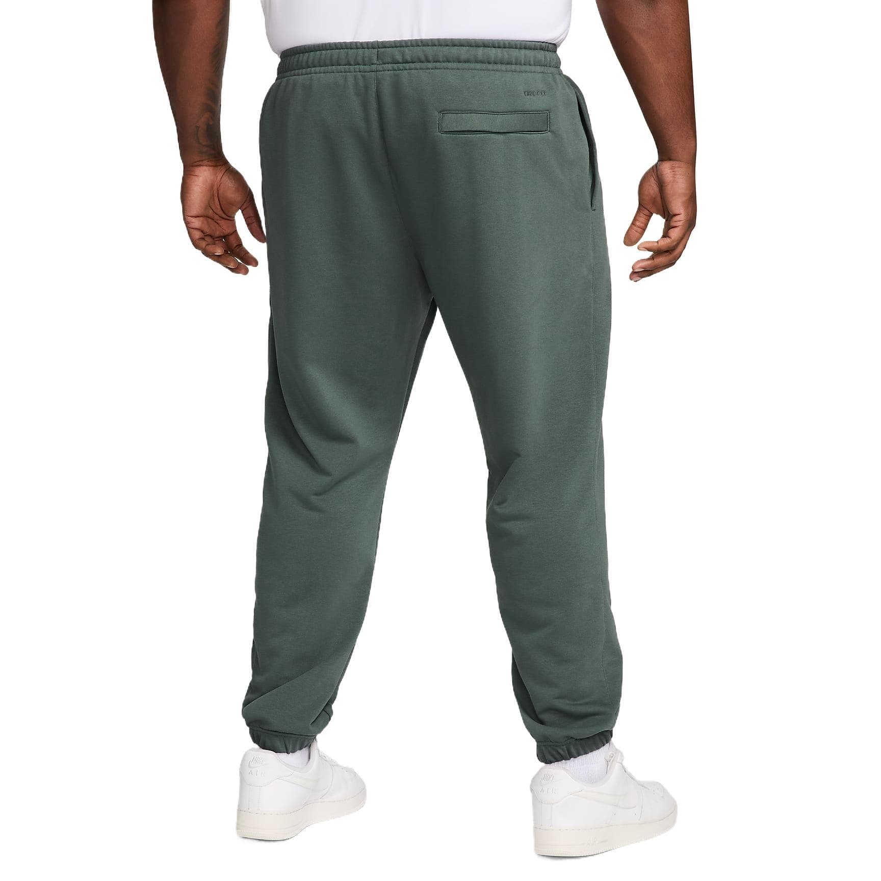 Штаны Nike Swoosh Мужские Dri-Fit Флис Фитнес Джоггеры Вязаные Тренировочные Штаны Мужские Зеленые - изображение 4