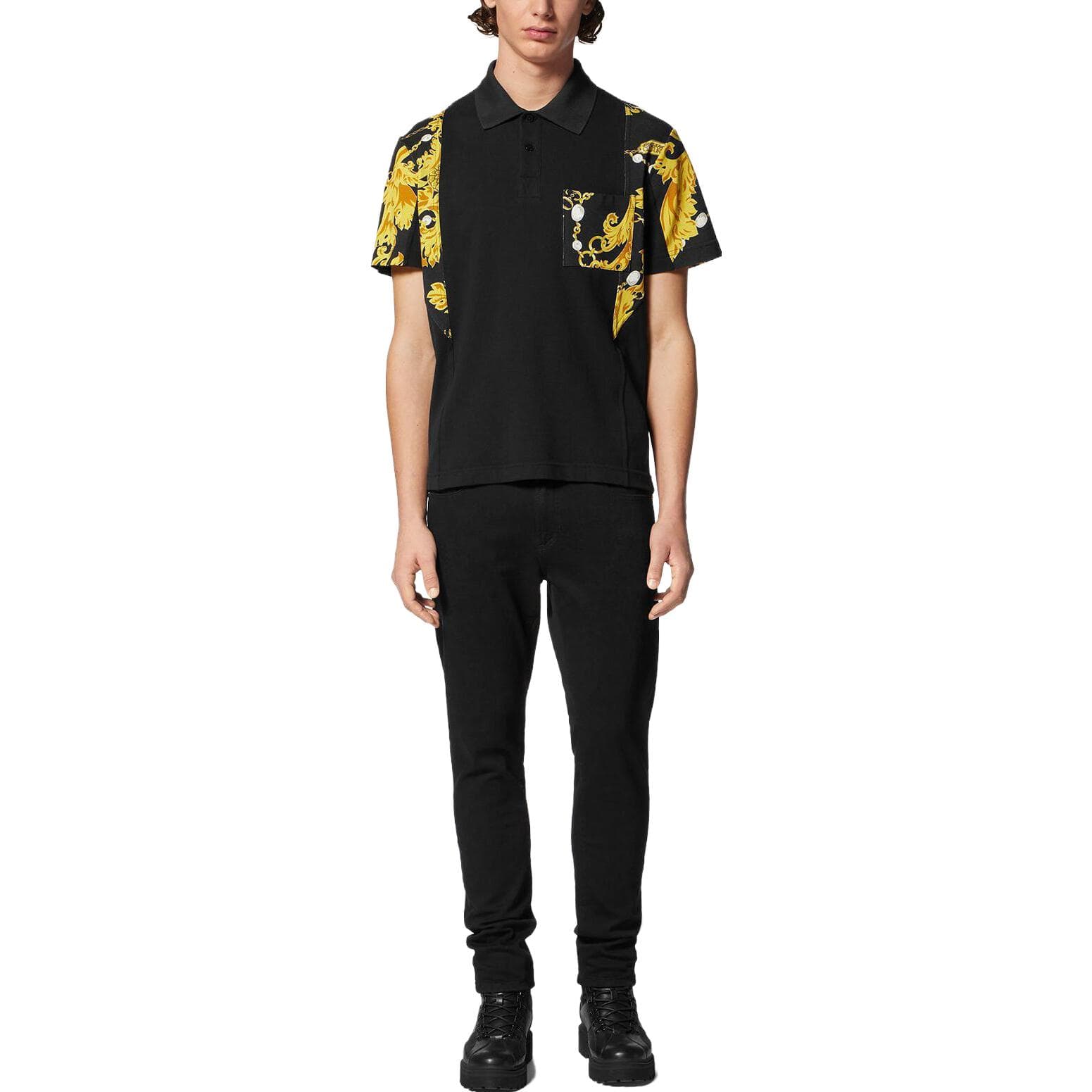 Штаны Versace Jeans Couture FW23 Button Denim Pants Black - изображение 2