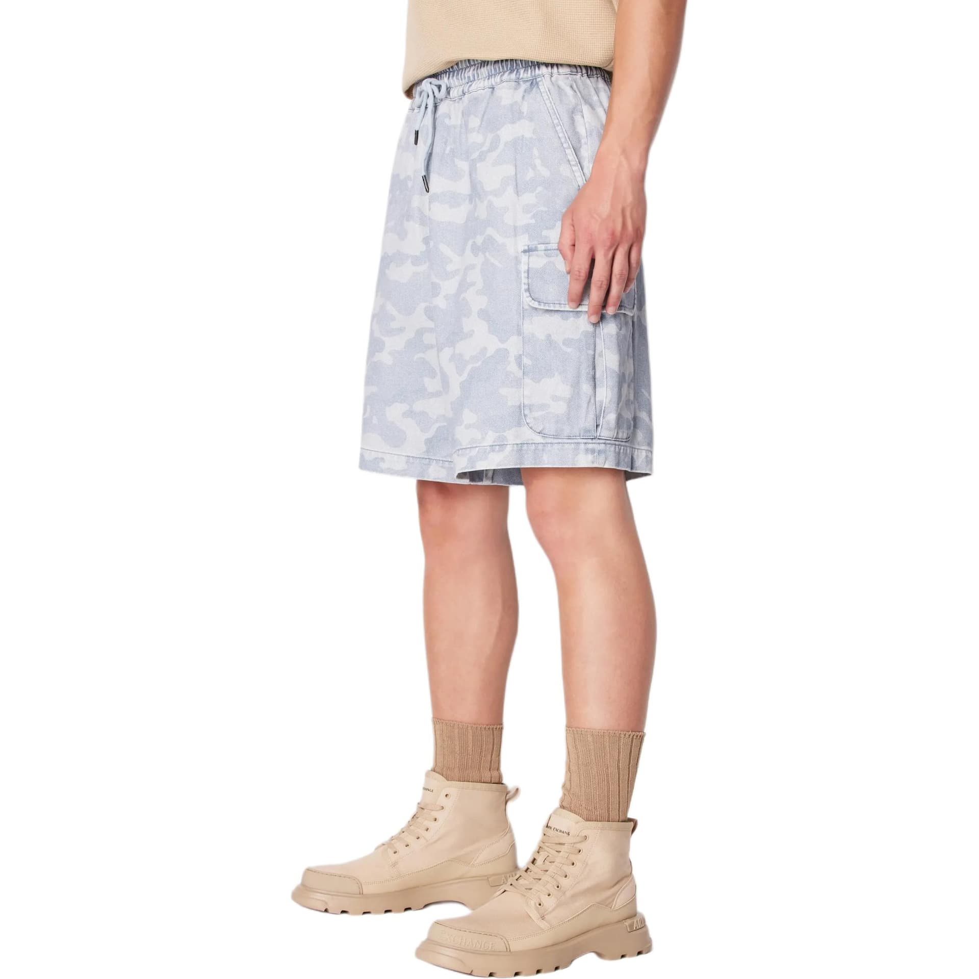 Джинсовые шорты ARMANI EXCHANGE SS24 - изображение 4