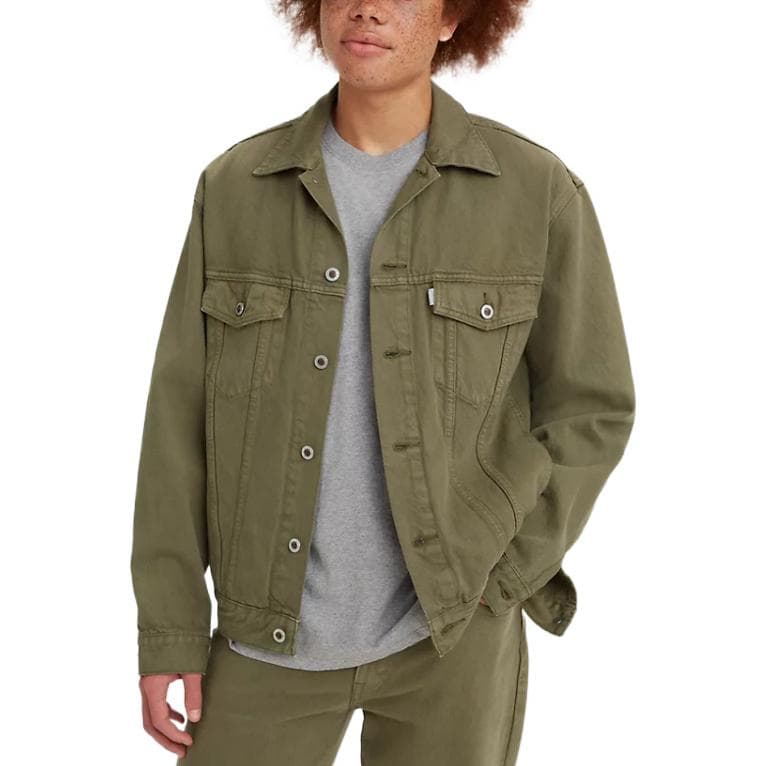 Джинсовая куртка Levis x Silver Tab SS22 Denim Jacket Green - изображение 3