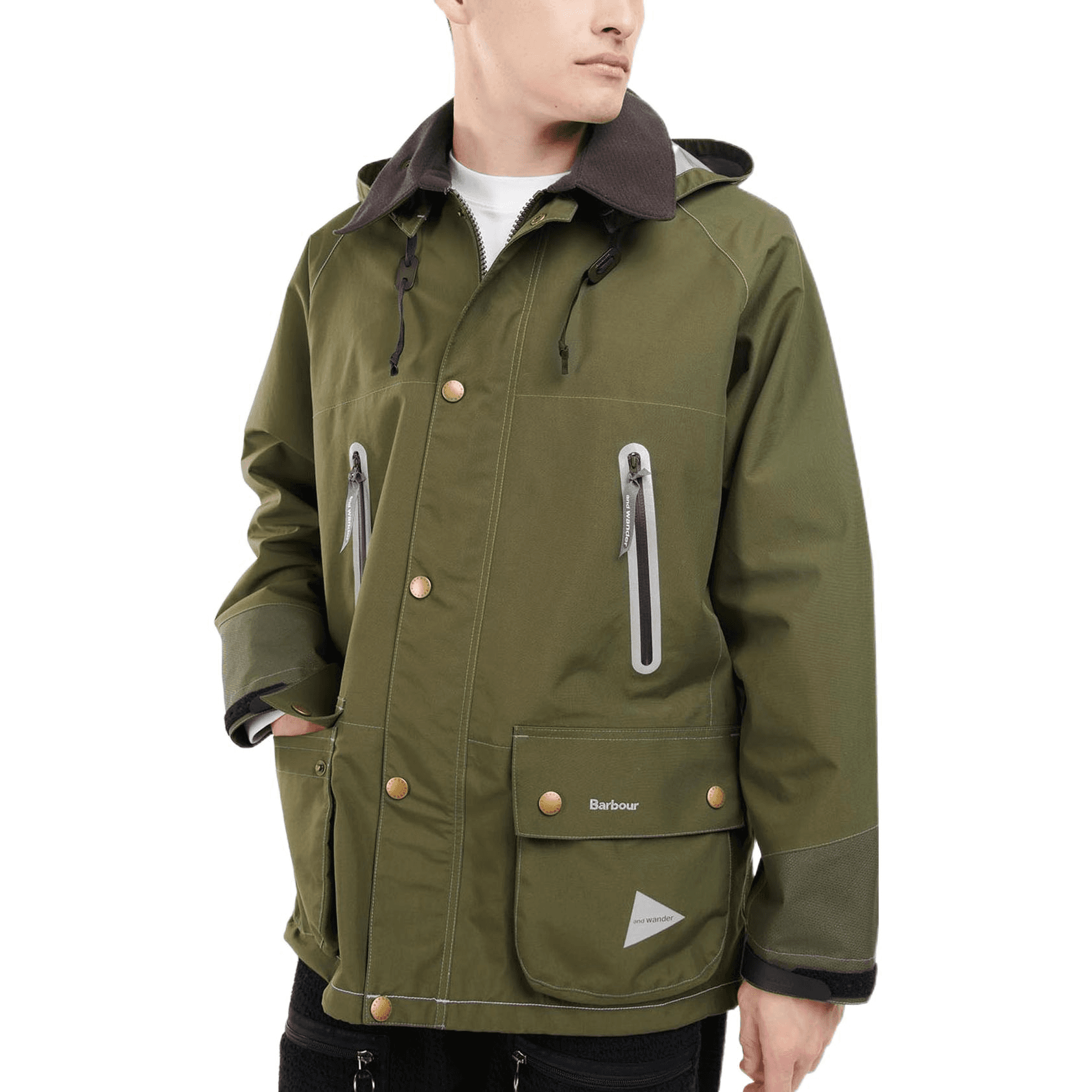 Куртка BARBOUR x and wander FW22 Logo - изображение 3