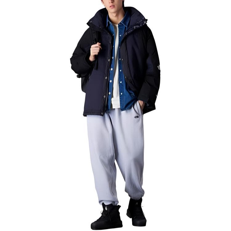Зимняя куртка The North Face Urban Exploration 700 Down Jacket Blue - изображение 4