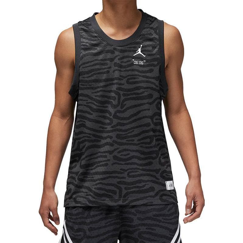 Баскетбольная майка Jordan Mesh Training Vest Black - изображение 2