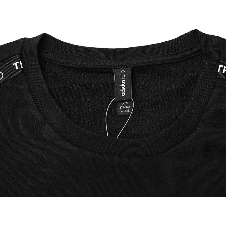Adidas Neo Y Fav SWEATSHRT Трикотаж Мужской Черный - изображение 4