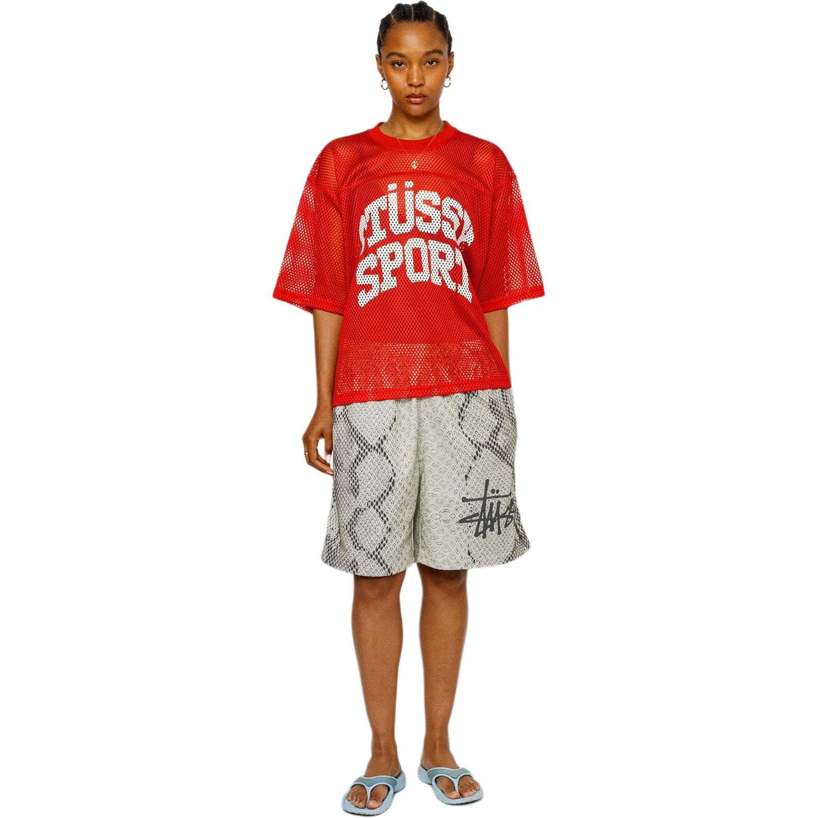 Шорты Stussy SS24 MESH SHORT BASIC SNAKE logo - изображение 6