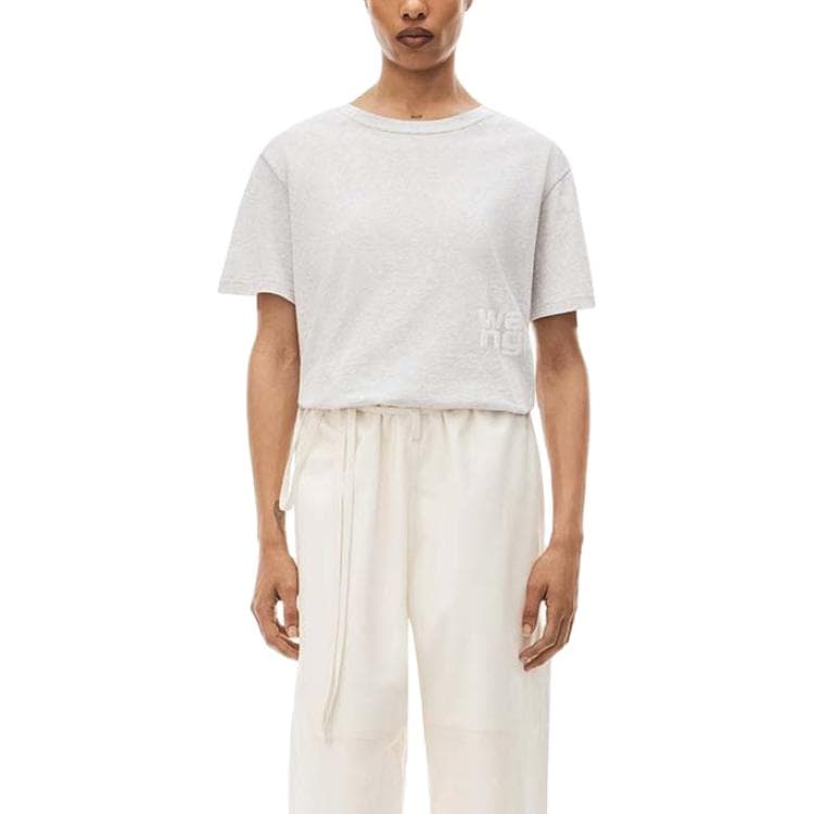 Футболка Alexander Wang FW23 Foam Logo Crewneck Tee - изображение 2