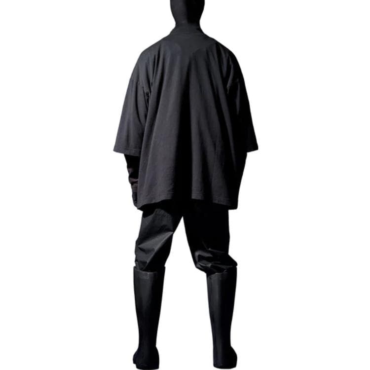 Футболка YEEZY x Gap x Balenciaga 3/4 Sleeve Tee Black - изображение 5