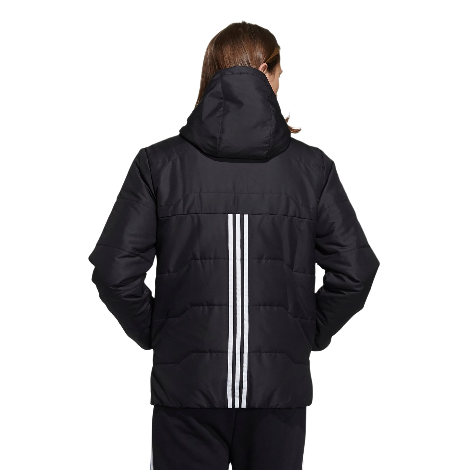 Зимняя куртка пуховик adidas neo M Pad Cb Jk Logo - изображение 3