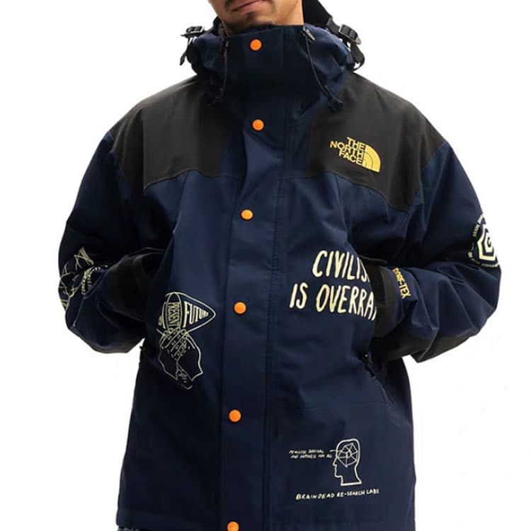 Демисезонная куртка The North Face x Brain Dead Printed Mountain Jacket - изображение 5