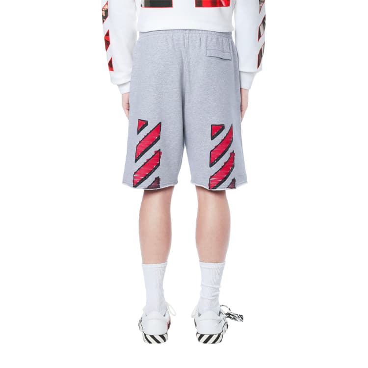 Шорты OFF-WHITE SS21 Grey Shorts - изображение 3