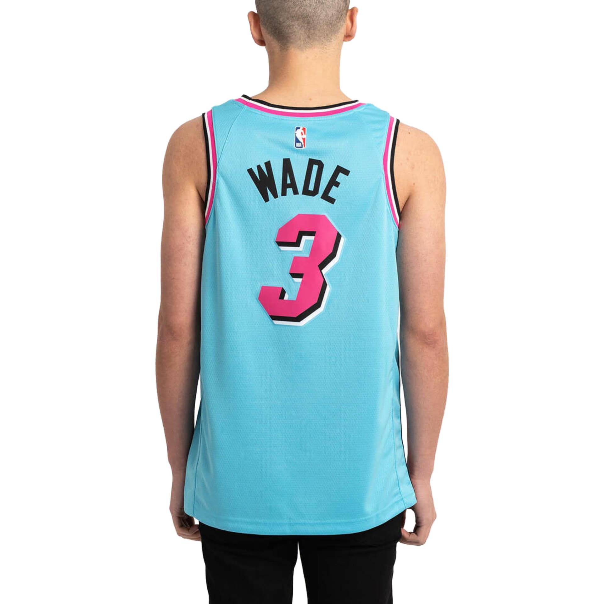 Баскетбольная майка Nike NBA City Edition Wade 3 Blue - изображение 7