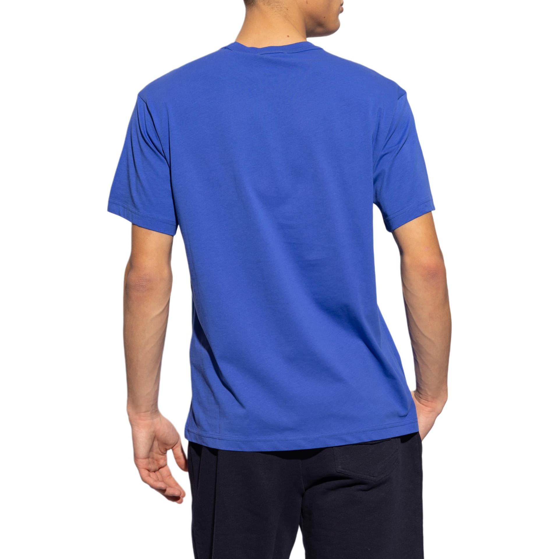 Футболка VERSACE JEANS COUTURE T-Рубашка Мужская Синяя - изображение 4