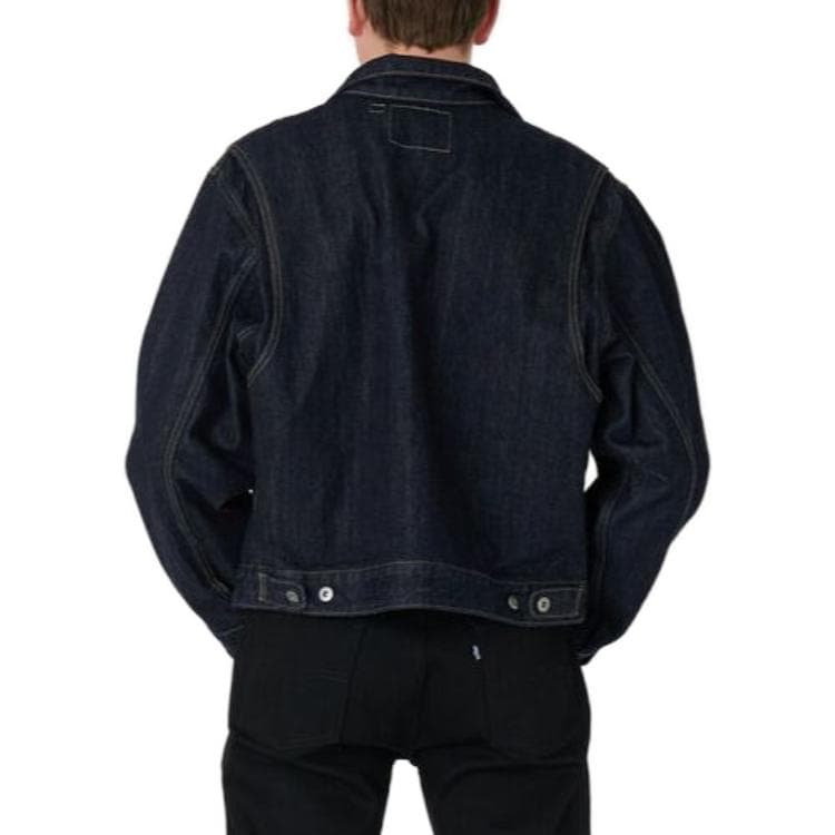 Джинсовая куртка Levis Denim Jacket Deep Indigo - изображение 5