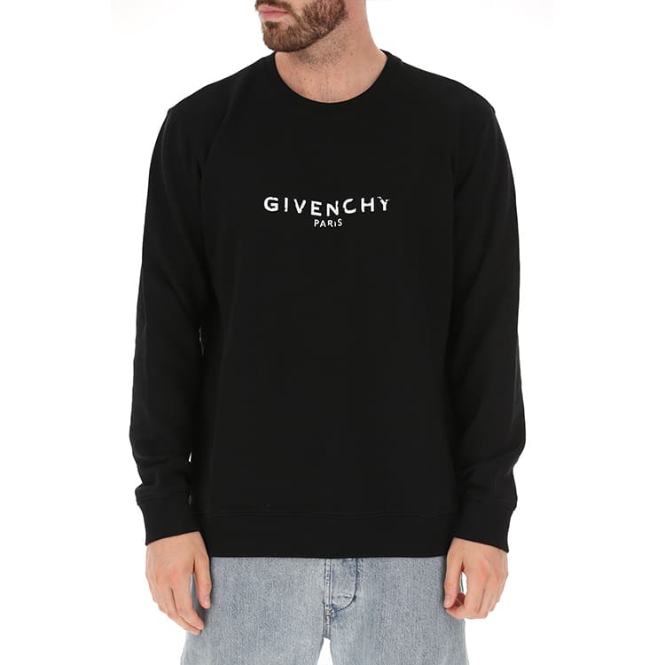 Кофта Givenchy Logo Crewneck Sweatshirt Black - изображение 3