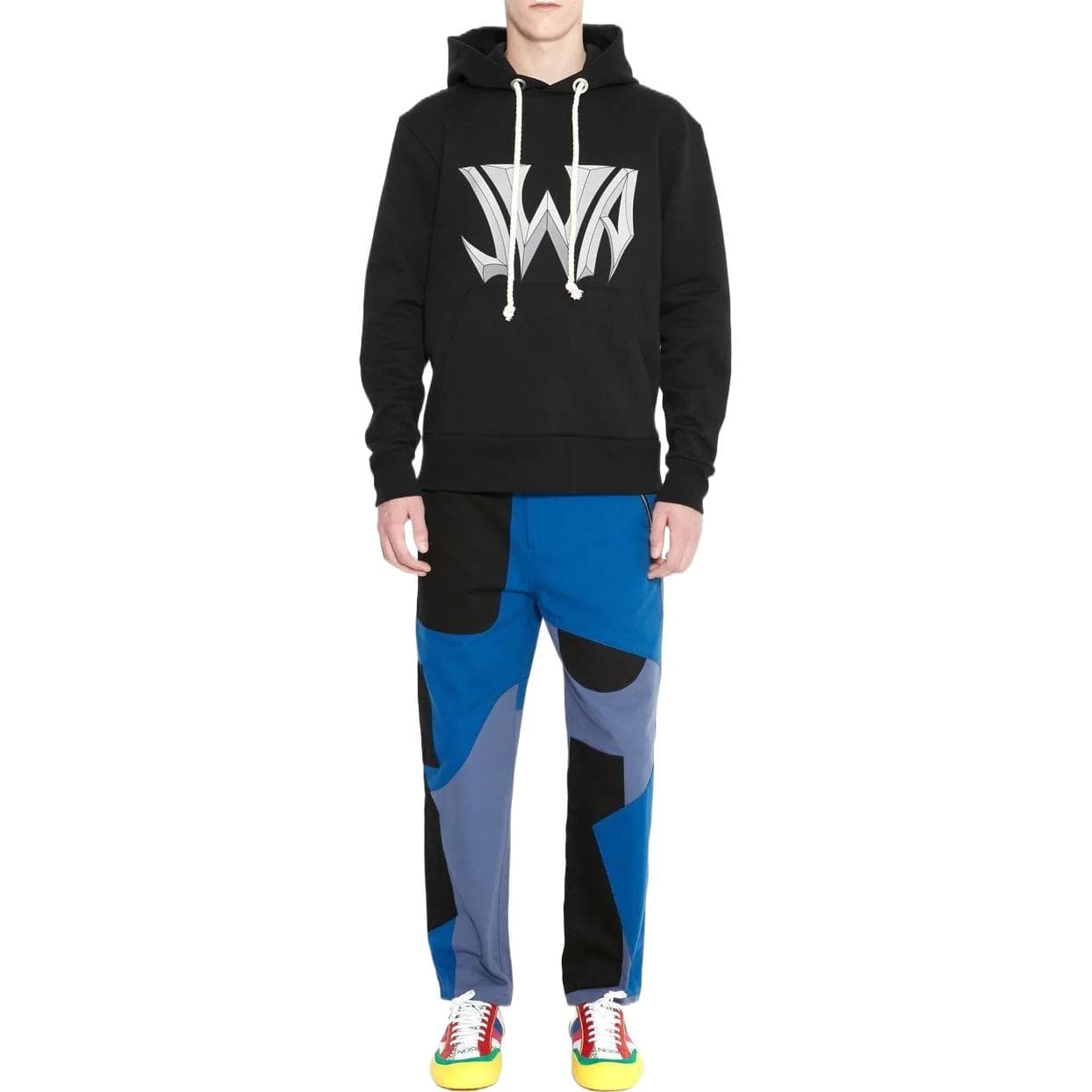 Худи JW Anderson Logo Hoodie Black — фото 2