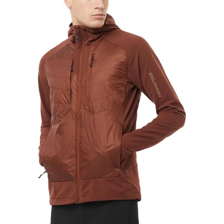 Куртка SALOMON ELIXIR HYBRID Куртки и Пальто Мужской Коричневый - изображение 3