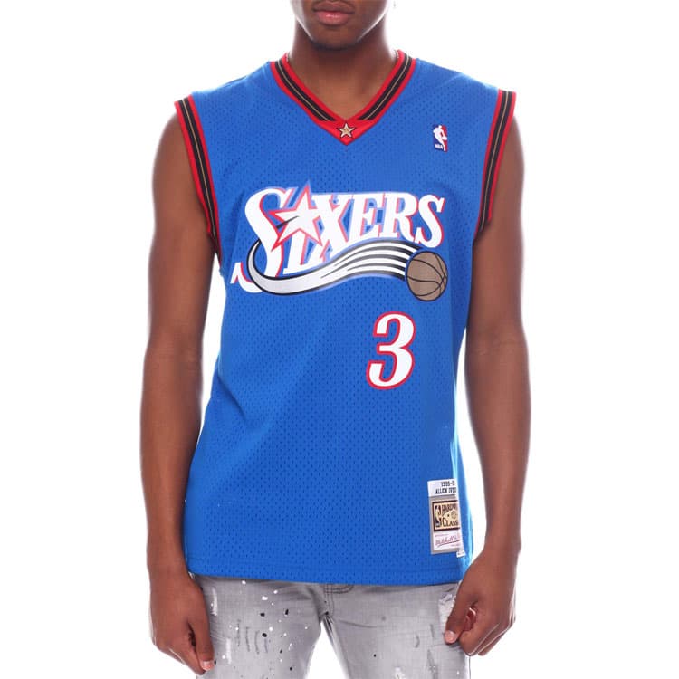 Баскетбольная майка Mitchell Ness NBA SW 1999-00 76 3 - изображение 3