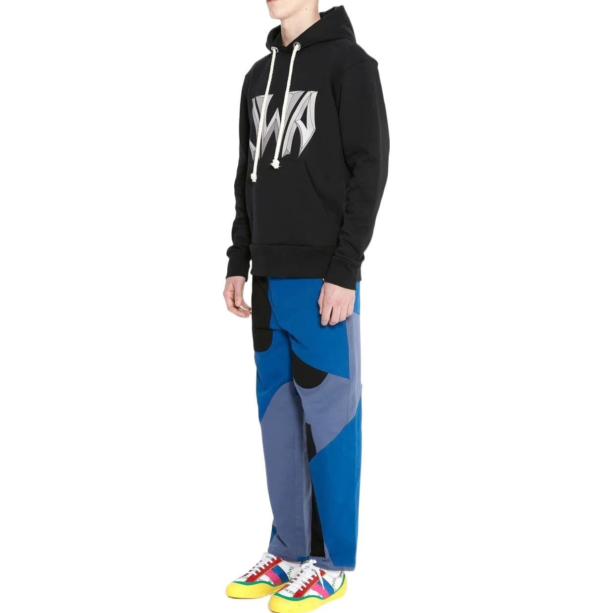 Худи JW Anderson Logo Hoodie Black — фото 4