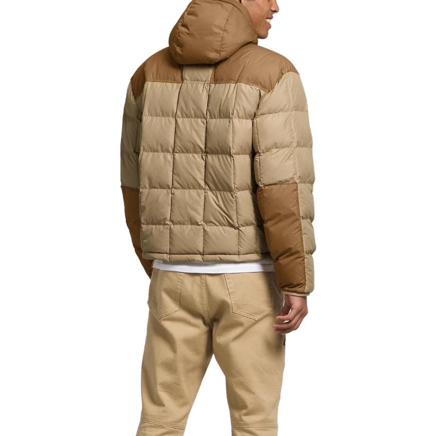 Зимняя куртка пуховик The North Face Lhotse Reversible Hoodie Brown - изображение 5