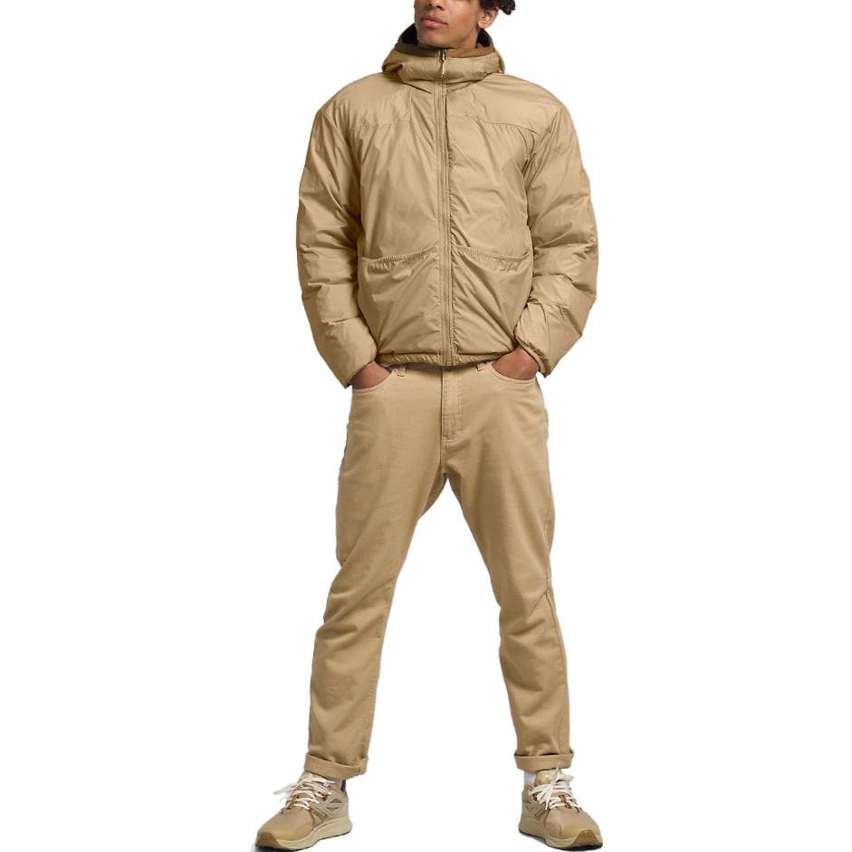 Зимняя куртка пуховик The North Face Lhotse Reversible Hoodie Brown - изображение 6