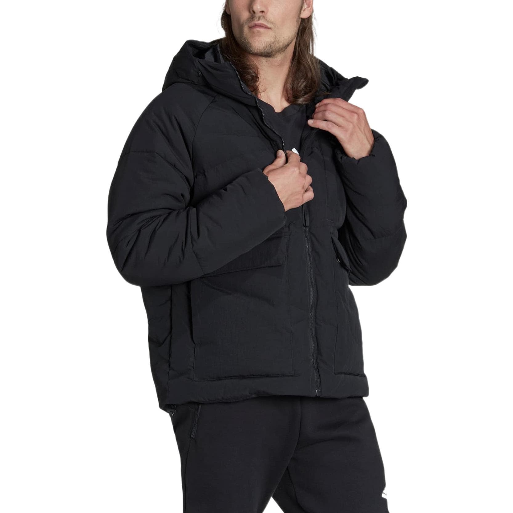 Зимняя куртка adidas Puffer Jacket Black - изображение 2