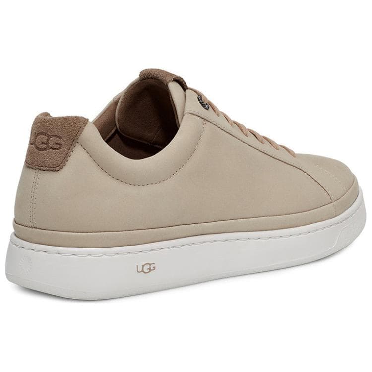 Кроссовки UGG Коровья кожа Низкие кеды для скейтбординга Мужские Бежевые - изображение 5