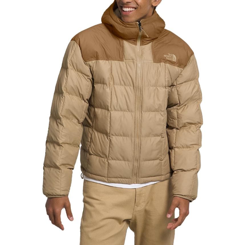 Зимняя куртка пуховик The North Face Lhotse Reversible Hoodie Brown - изображение 3