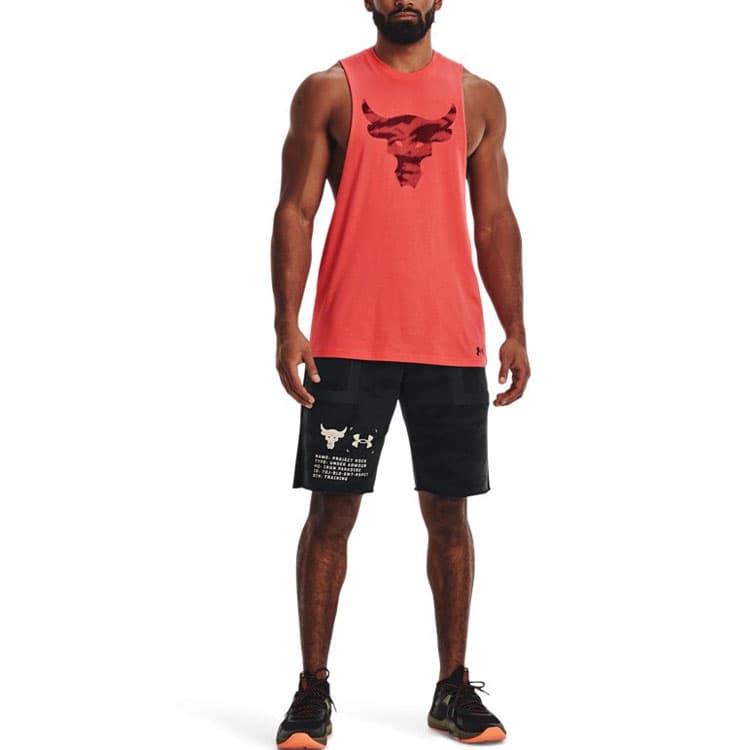 Шорты Under Armour Project Rock Camo Shorts - изображение 3