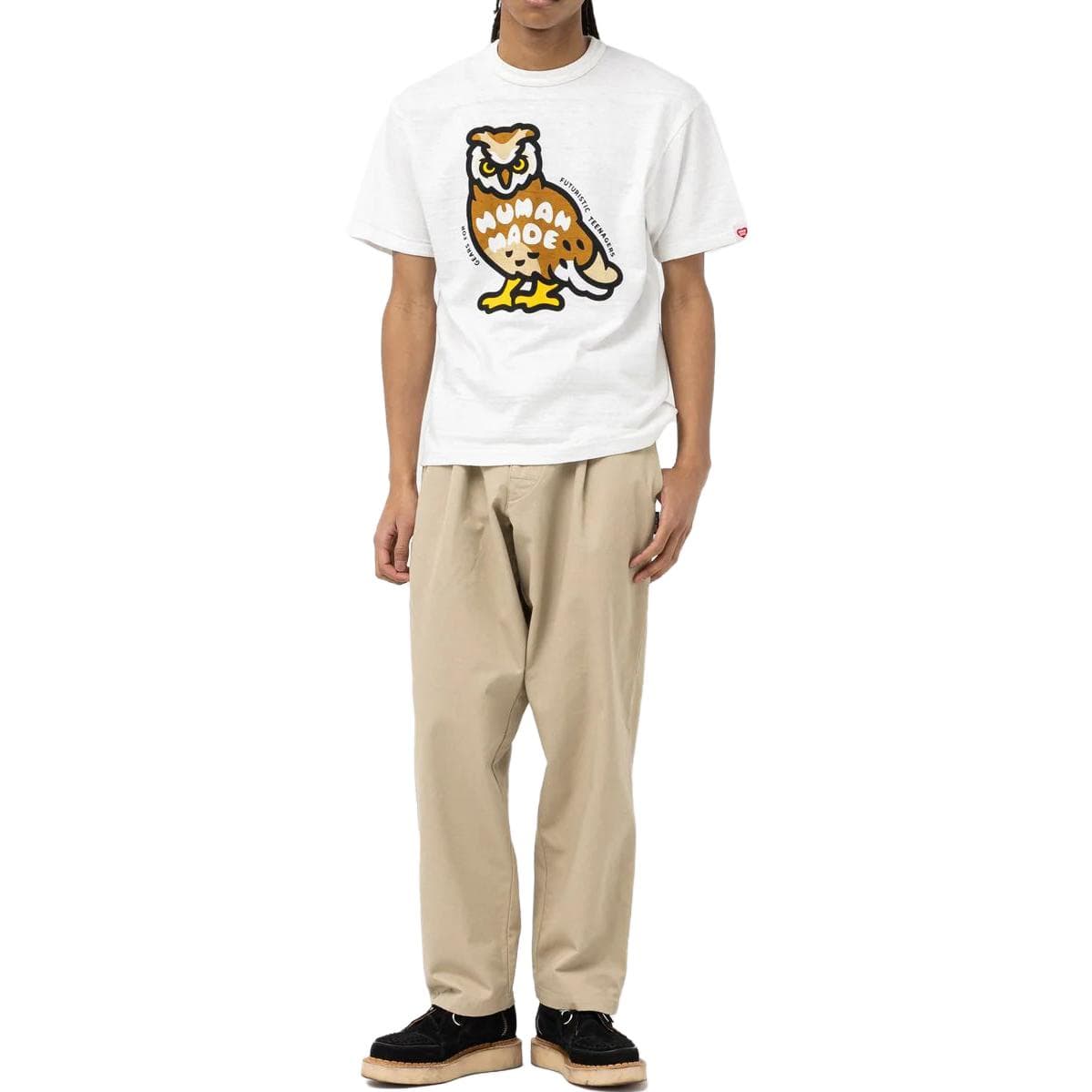 Футболка HUMAN MADE SS23 Flamingo Series Owl Logo T-Shirt - изображение 3