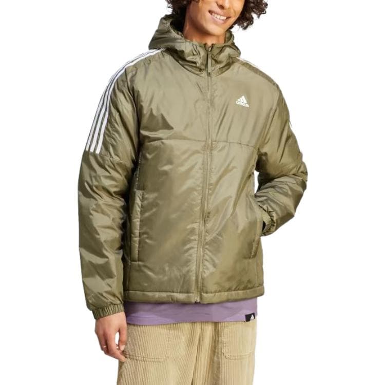 Куртка adidas Essentials Insulated Hooded Jacket Logo - изображение 2