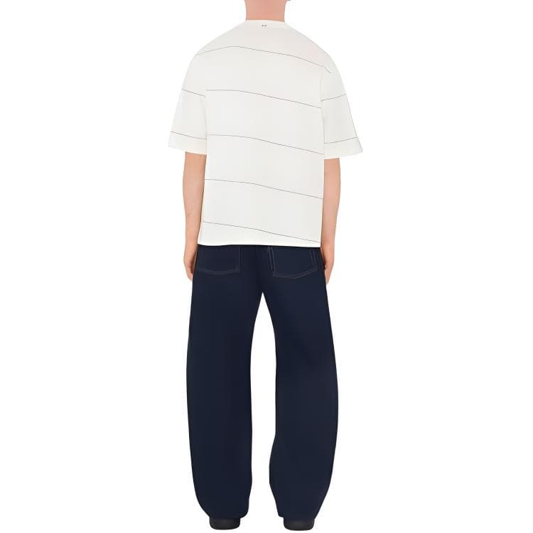 Футболка Burberry Striped T-Shirt T - изображение 4