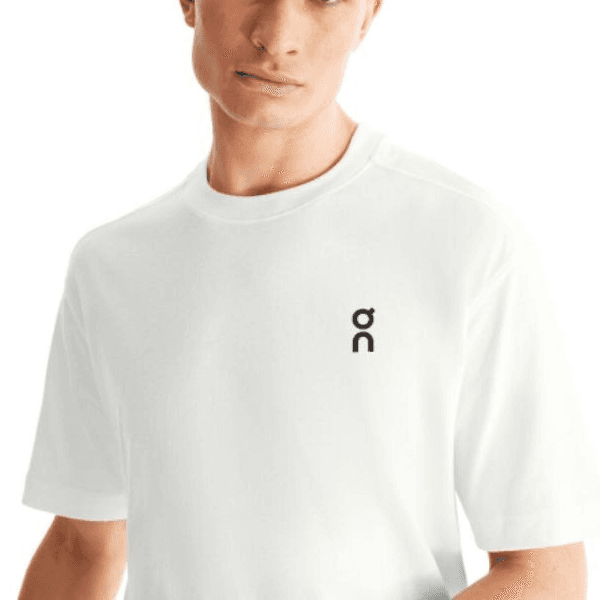 Футболка On RunningClub T-Shirt Мужская Белая - изображение 7