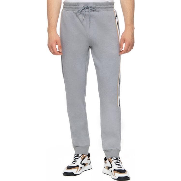 Штаны HUGO BOSS SS23 Тренировочные брюки Мужские Серые - изображение 4