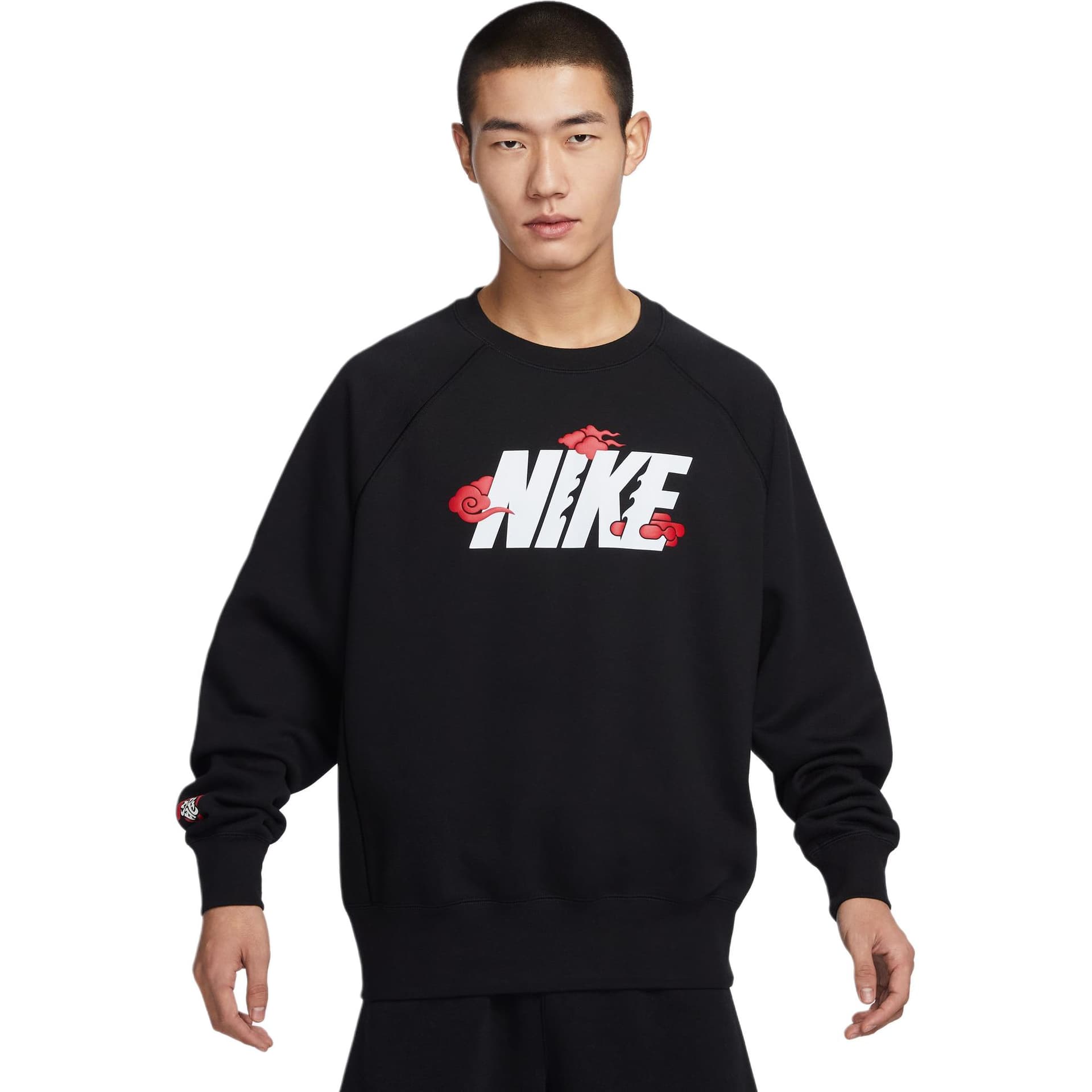 Кофта Nike CNY Logo Crewneck Sweatshirt Black - изображение 4