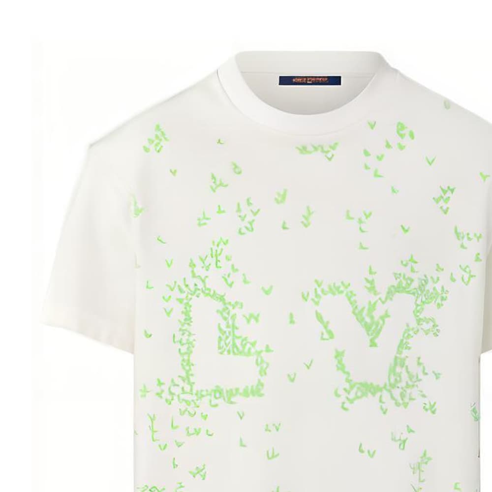 Футболка Louis Vuitton SS22 Spread Logo T-Shirt White - изображение 5