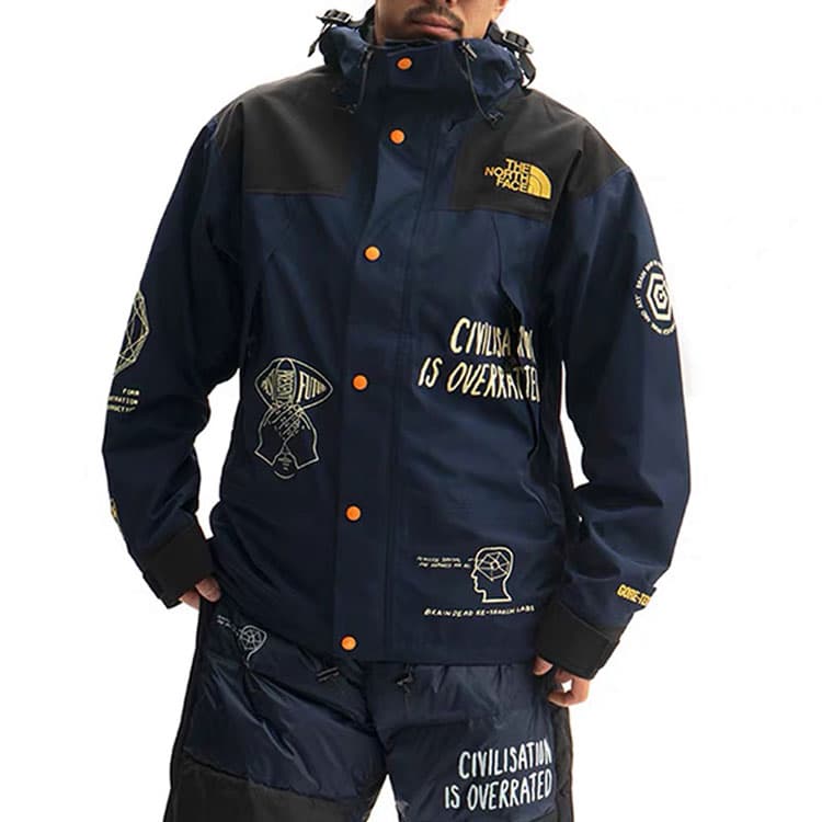 Демисезонная куртка The North Face x Brain Dead Printed Mountain Jacket - изображение 3
