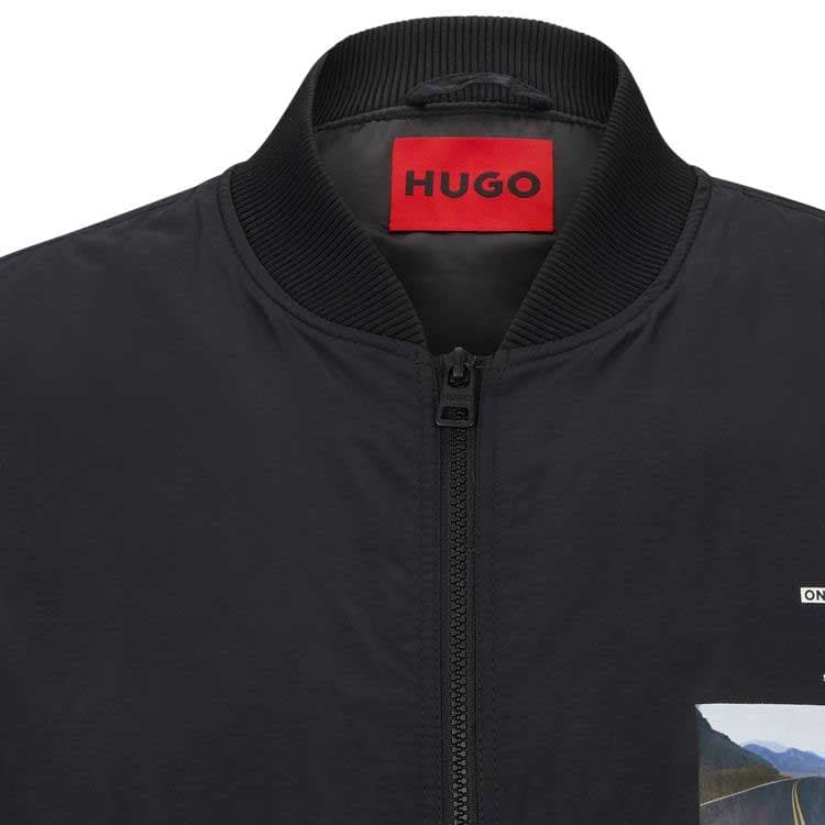 Куртка Hugo Boss Мужские Черные Куртки - изображение 6
