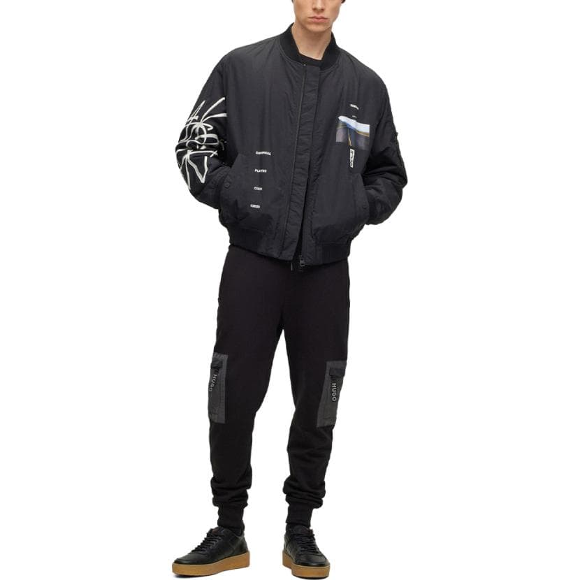 Куртка Hugo Boss Мужские Черные Куртки - изображение 2