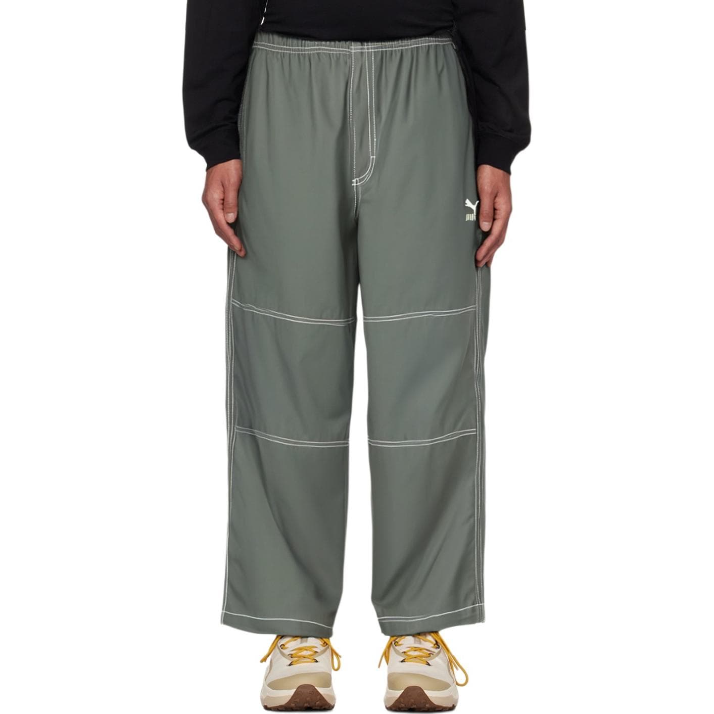 Штаны PUMA SWXP D WOVEN PANTS logo - изображение 2