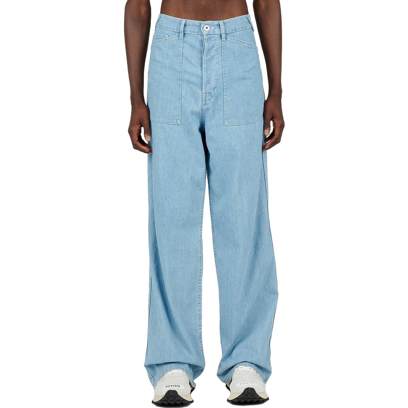 Штаны KENZO Blue Men's Jeans KENZO Синий Мужские Джинсы - изображение 2