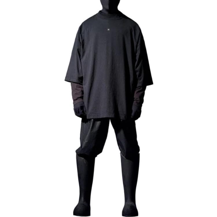 Футболка YEEZY x Gap x Balenciaga 3/4 Sleeve Tee Black - изображение 3