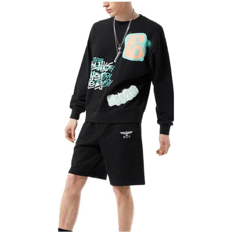 Шорты Boy London Logo Print Shorts Black - изображение 2